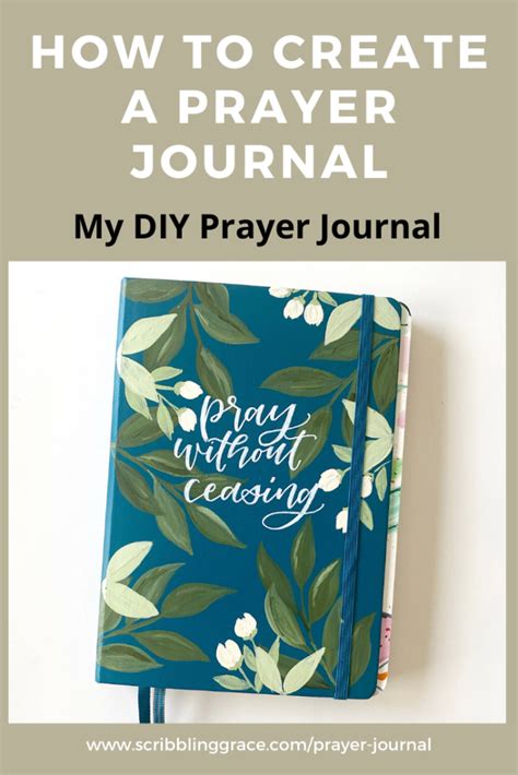 How To Create A DIY Prayer Journal - Scribbling Grace