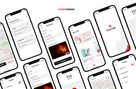 FIRST CALL FIRE EMERGENCY APP on Behance