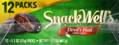 SnackWell's Devils Food Cookie Cakes Multipack 12 Count, 1.1 oz - Kroger