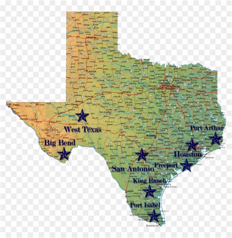 National Parks Texas Map Rating - Texas Map With National Parks Clipart ...