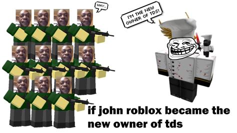 if john roblox became the new owner of TDS | TDS Meme - YouTube