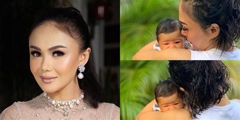 7 Portraits of Yuni Shara Babysitting Her Nephew, Netizens: Still ...