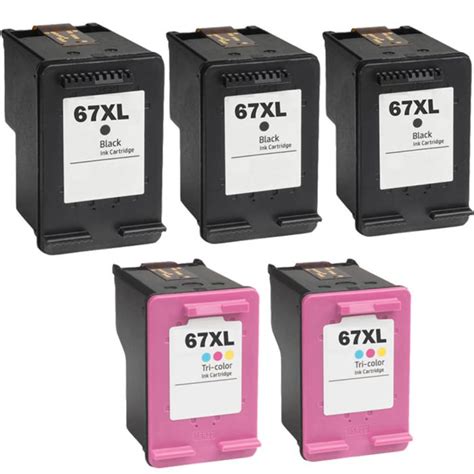 HP Ink 67 XL Cartridges - HP 67 XL Combo Pack of 5 @ $89.75