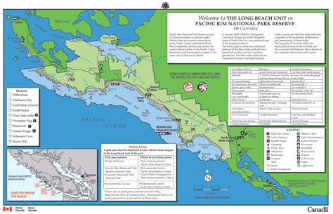 Pacific Rim National Park Map | Pacific rim national park, National ...