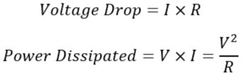 How do you calculate power dissipation?