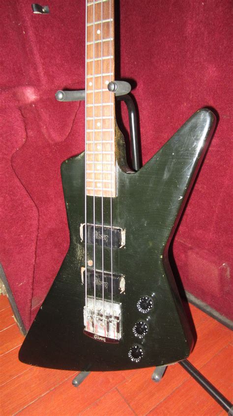 1985 Gibson Explorer Bass Black > Guitars Bass | Rivington Guitars