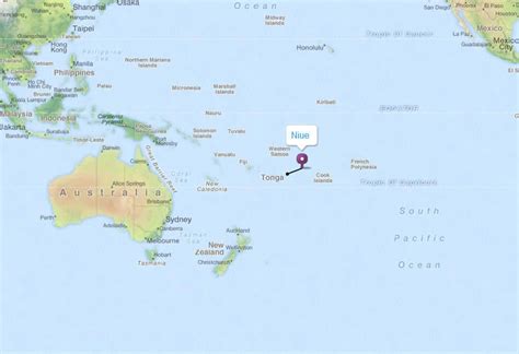 Niue Map