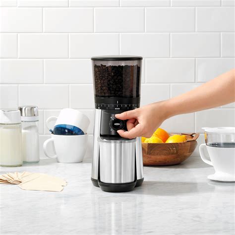 Customer Reviews: OXO Brew Time Based Conical Burr Coffee Grinder ...