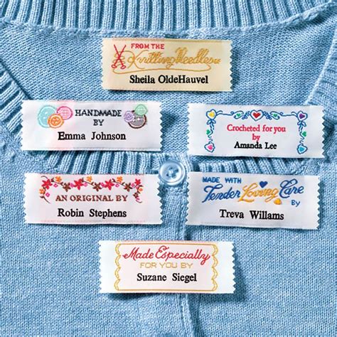 Personalized Woven Labels Ð Custom Fabric Tags | Sewing labels, Custom ...