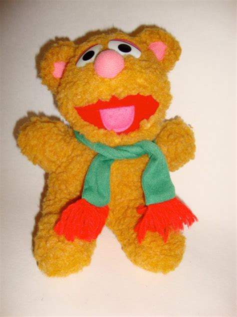 Vintage 1987 Baby Fozzie Bear Plush Toy Stuffed Animal Retro 1980s ...