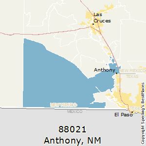 Anthony (zip 88021), NM