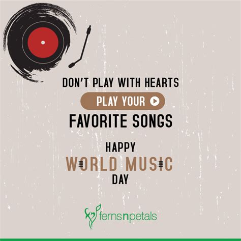 50+World Music Day Quotes: Images & Messages - Ferns N Petals