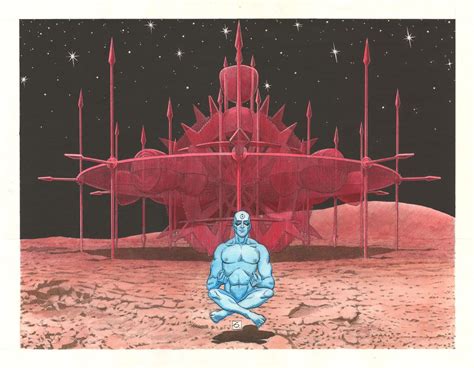 Dr. Manhattan on Mars, by Dave Gibson #Comics #Watchmen #Ilustration ...