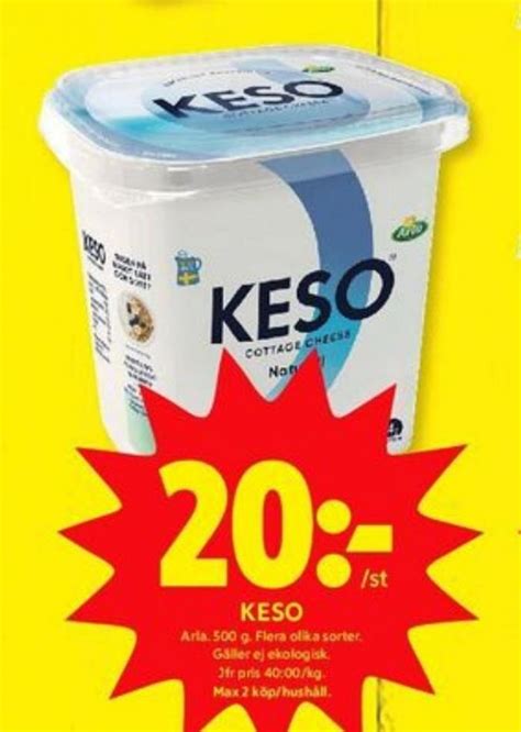 Keso, Cottage cheese, ICA Kvantum 2021