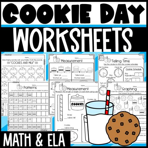 Cookie Day Themed Activities and Worksheets: End of the Year Review ...