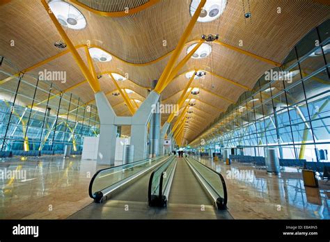 Madrid Barajas Airport, Terminal 4 t4 , Madrid, Spain Stock Photo ...