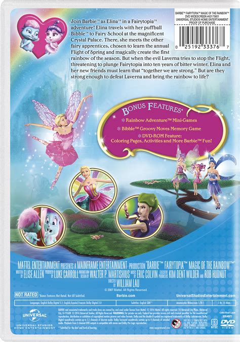 Barbie Fairytopia: Magic of the Rainbow | Movie Page | DVD, Blu-ray ...