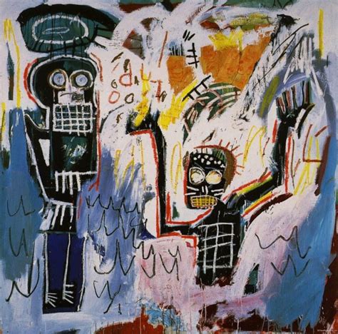 Reproduction de Basquiat, Baptism. Tableau peint à la main dans nos ...