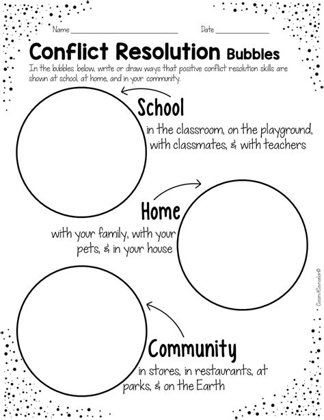 Conflict Resolution Worksheets - Classful