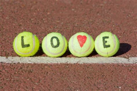 Love Tennis Love Heart Drawn Tennis Ball Stock Photos - Free & Royalty ...