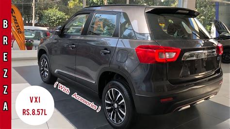 2021 Maruti Suzuki Vitara Brezza VXI (with accessories)🔥 Detailed ...