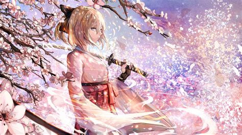 Anime Girl With Swords Wallpapers - Wallpaper Cave