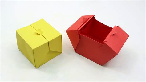 how to make a origami box with lid - RonnieMatteus