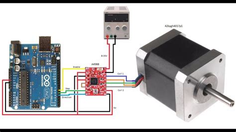 Driving A Bipolar Stepper Motor With Arduino Uno And Pololu A4988 ...