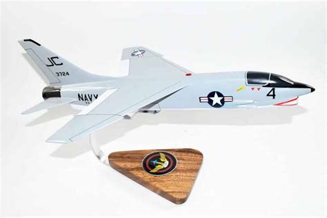 VX-3 F-8 Crusader Model,Vought F-8 Crusader,18,Mahogany Scale Model ...