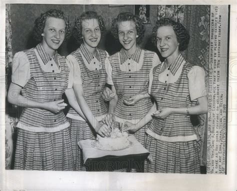 1949 Famous Morlok Quadruplets Birthday Party - Historic Images