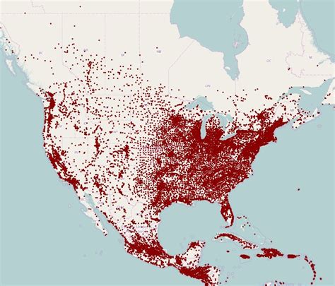 Population Density Map Of America - Alvera Marcille