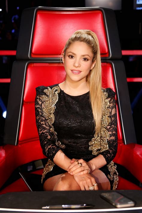 Shakira La Quiero A Morir: Nuevas fotos de Shakira en The Voice - 28 de ...