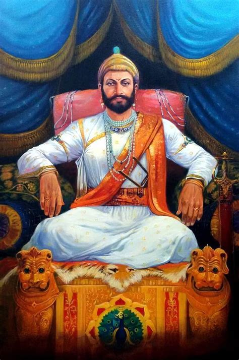 Desktop Painting Shivaji Maharaj Hd Wallpaper - Maharaja Shivaji ...