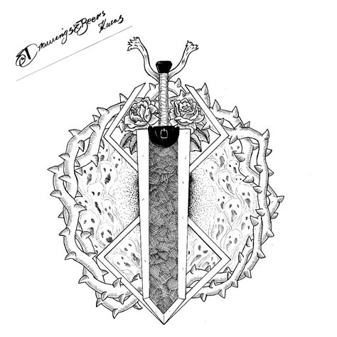 Guts sword "Dragon Slayer" tattoo design I did! : Berserk