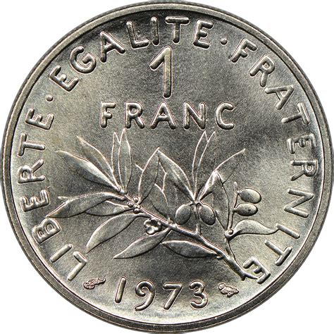 rare 1960 1 Franc Franc French Coins Collectibles Art & Collectibles ...