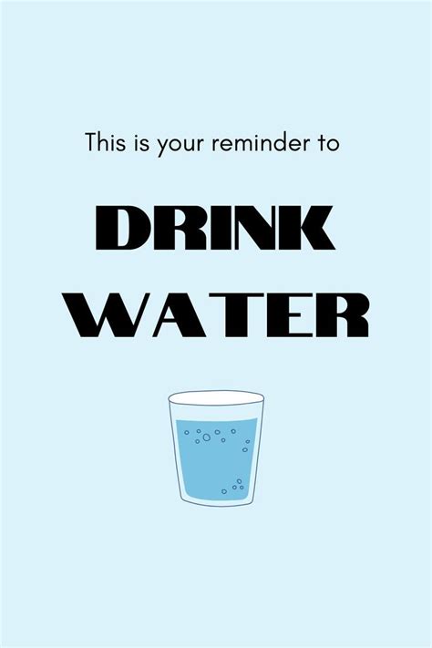 Wellness tips, reminder to drink water, daily reminder, drink water ...