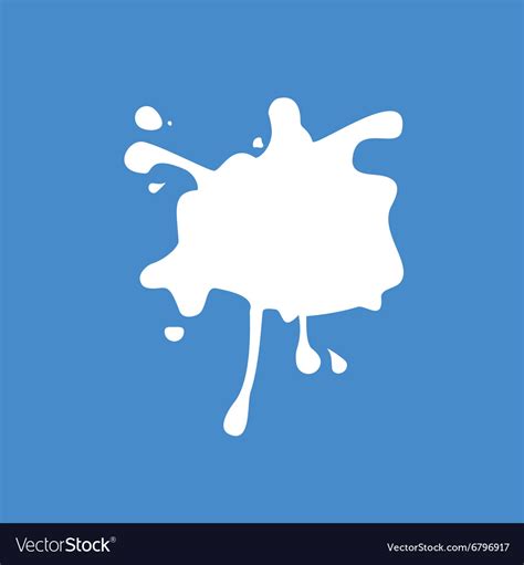 White milk splash Royalty Free Vector Image - VectorStock