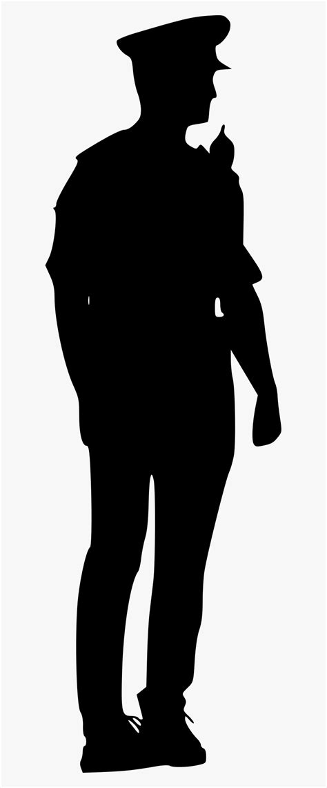 Police Officer Silhouette 3, HD Png Download , Transparent Png Image ...