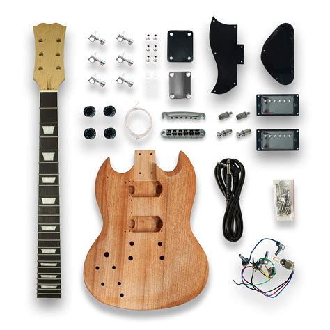 Buy Unfinished DIY Left-handed Electric Guitar kits Build Your Own ...