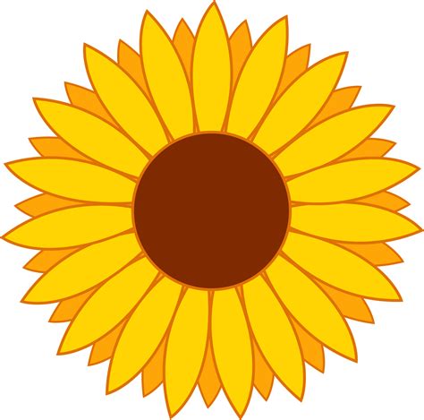 Sunflower clipart - Clipground