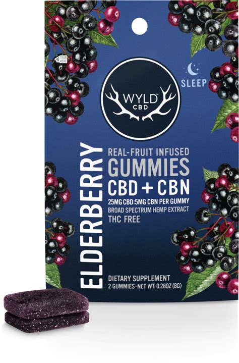 Wyld Gummies | CBD/CBN - 250mg, 500mg, 1000mg | ELDERBERRY - The Canna ...