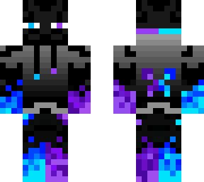 Blue+Purple Enderman | Minecraft Skin