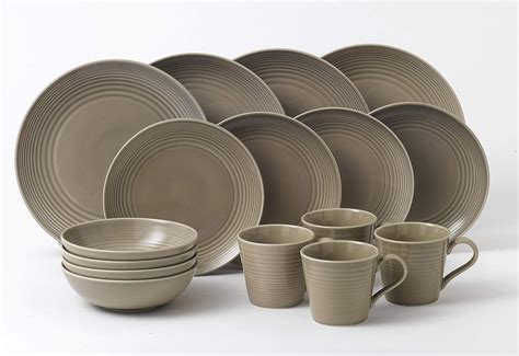 Amazon.com | Royal Doulton Gordon Ramsay Maze Taupe 16 Piece Dinner Set ...