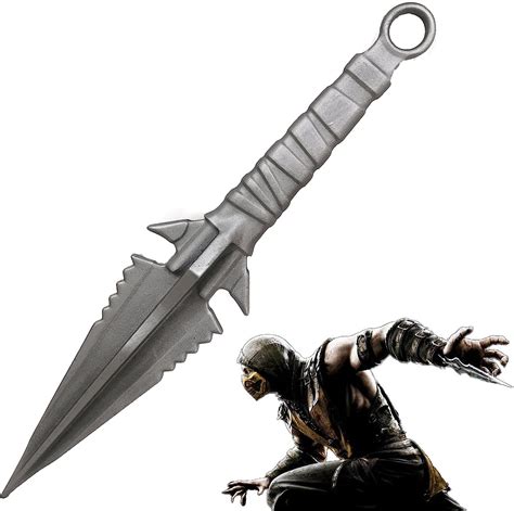 Mortal Kombat 2021 Scorpion Spear Resin Weapons Ninja Kunai Halloween ...