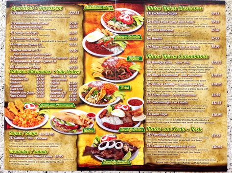 Mi Recuerdo Colombian & Mexican Restaurant Menu - Urbanspoon/Zomato