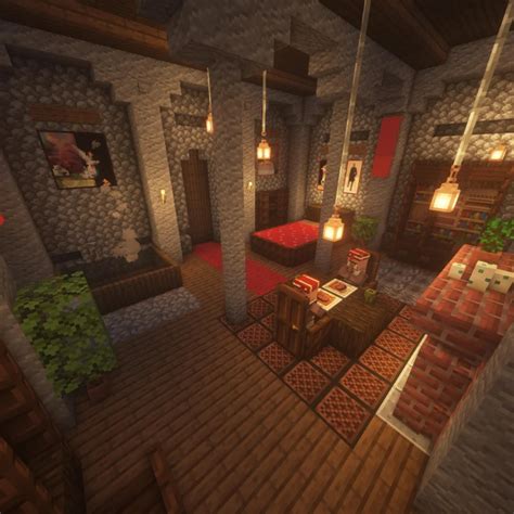 Get Medieval Bedroom Minecraft Interior Design Background