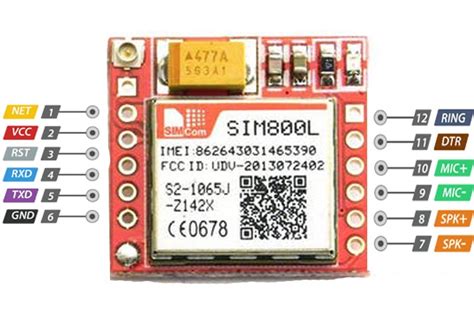 SIM800L GSM Module Pinout, Datasheet, Equivalent, Circuit, and ...