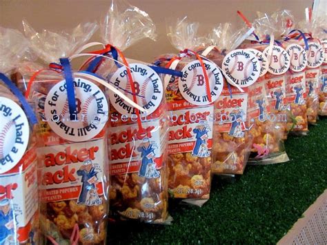 guest favors | Baseball birthday party, Baseball birthday, Baseball party