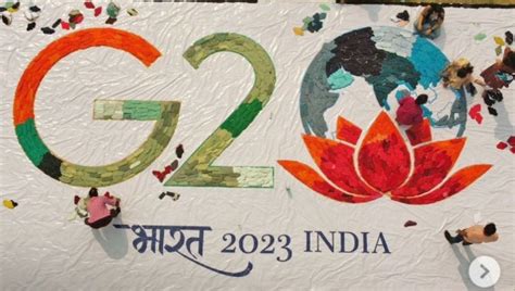 Combating Stereotypes: Students Make G20 India Logo With Sanitary Pads ...