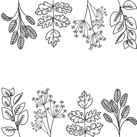 Leaf Outline Background 2130365 Vector Art at Vecteezy